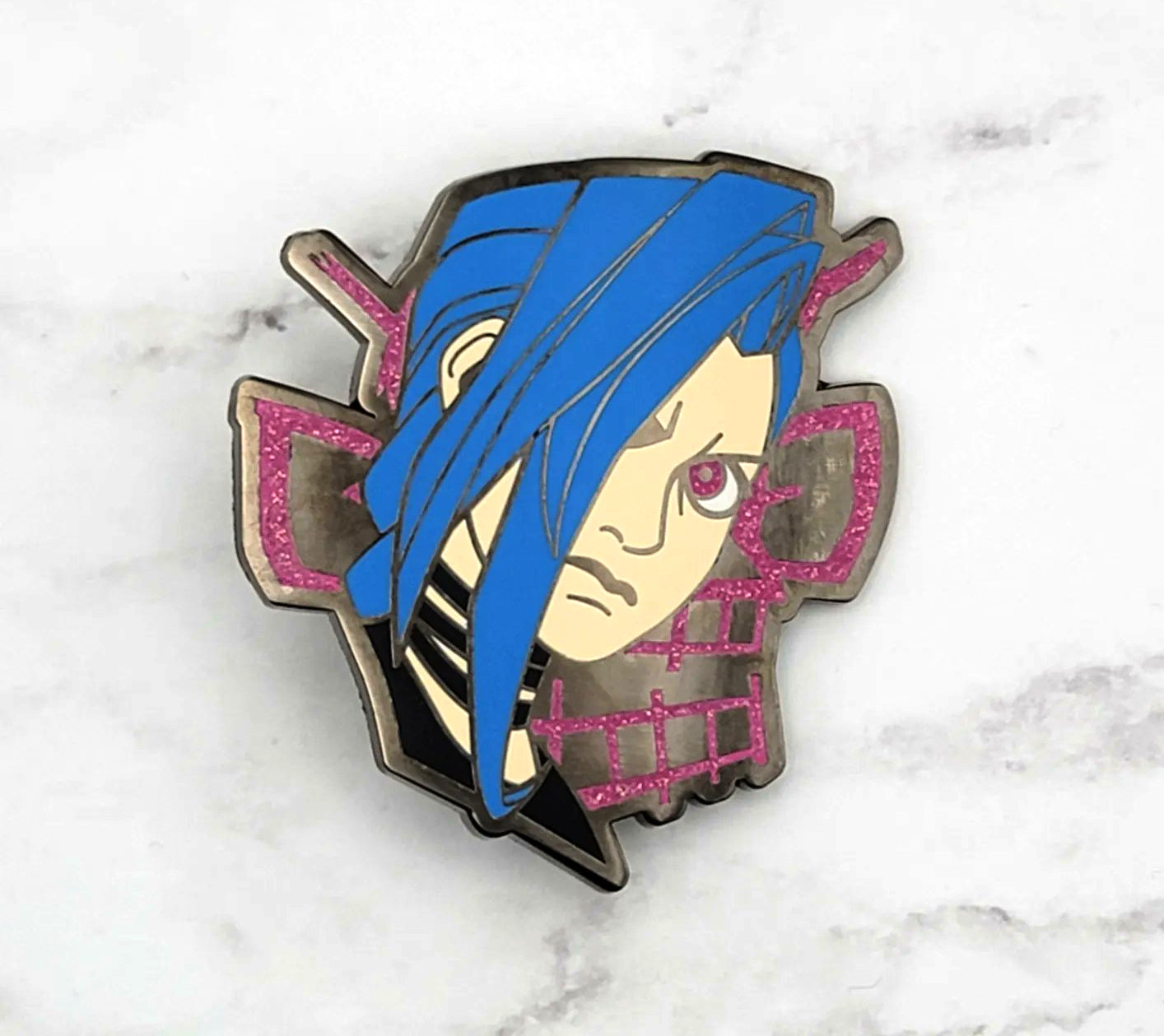 Scorned Daughter Glitter Enamel Pin